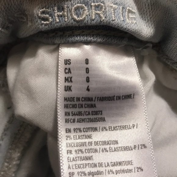 Light wash american eagle shorts - Picture 2 of 4